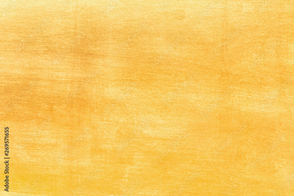 Fototapeta premium Gold background or textures and shadows, old walls and scratches.