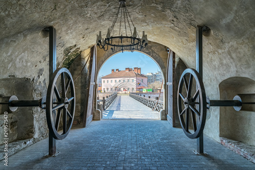 Inside the 4rd Gate of the Citadel Alba-Carolina in Alba Iulia, Romania, officially declared Capital of the Great Union of Romania photo