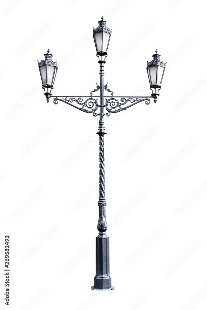 Street lamppost, isolated