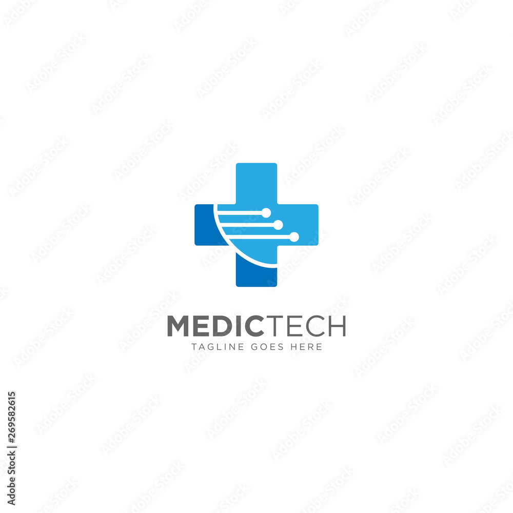 Medical Technology Logo Design Vector Medical Technology Logo Design Vector