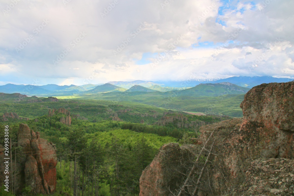 Obraz premium Belogradchick landscape cliffs in Bulgaria