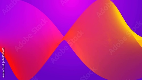 Abstract wave 4K background. Geometric patterns motion animation