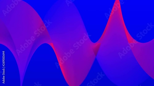 Colorful wave gradient effect.