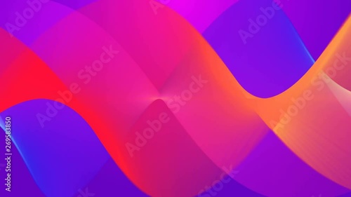 Colorful wave gradient effect.