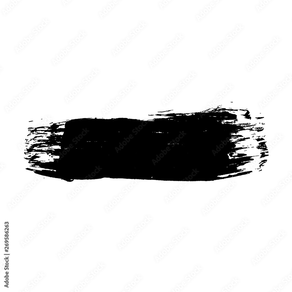 Ink vector brush stroke background. Vector illustration. Grunge texture.
