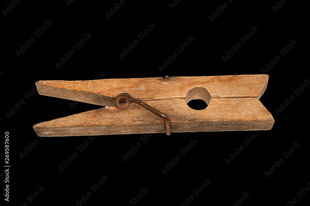 clothespin isolated on white background clothespin isolated on white background