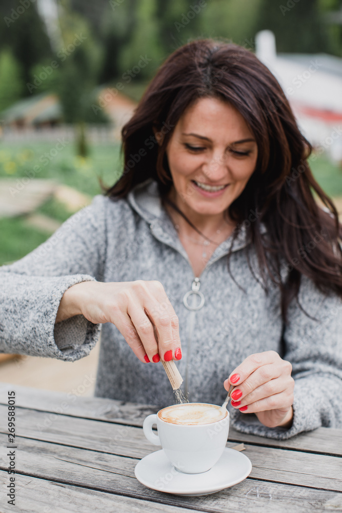 nice mature woman outside happy enjoy the live nice mature woman outside happy enjoy the live