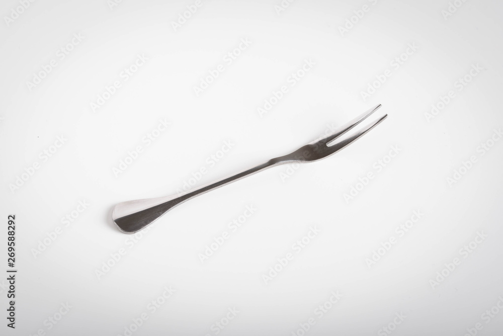 isolated crab fork on white background isolated crab fork on white background