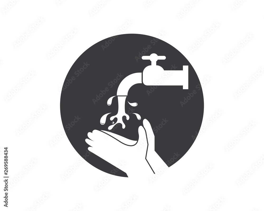 wshing hand vector illustration design wshing hand vector illustration design