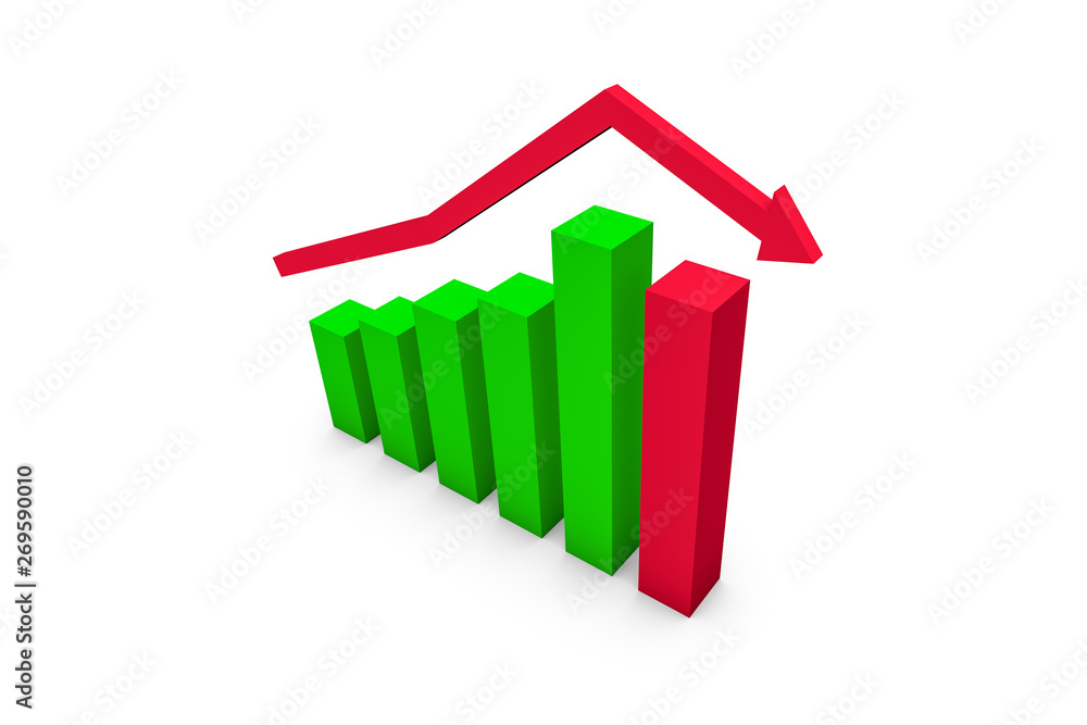 Business Statistic Fail of Graph Chart Business Statistic Fail of Graph Chart