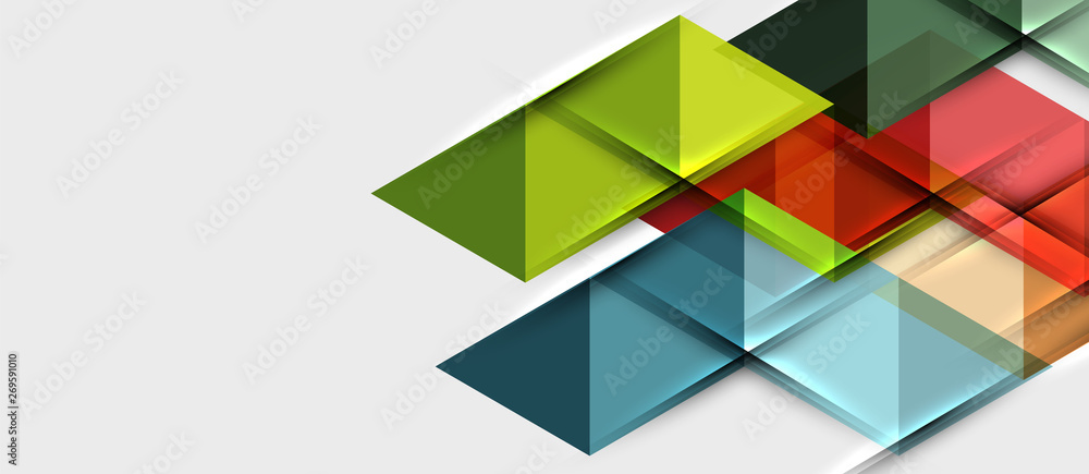 Triangle geometrical modern business presentation design template Triangle geometrical modern business presentation design template