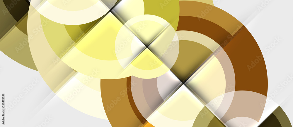 Geometric design abstract background - circles Geometric design abstract background - circles