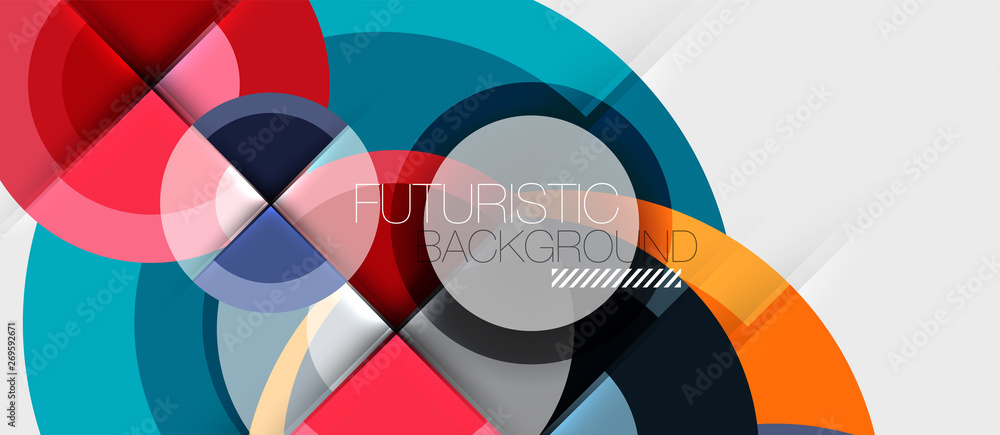 Circular geometrical design template Circular geometrical design template