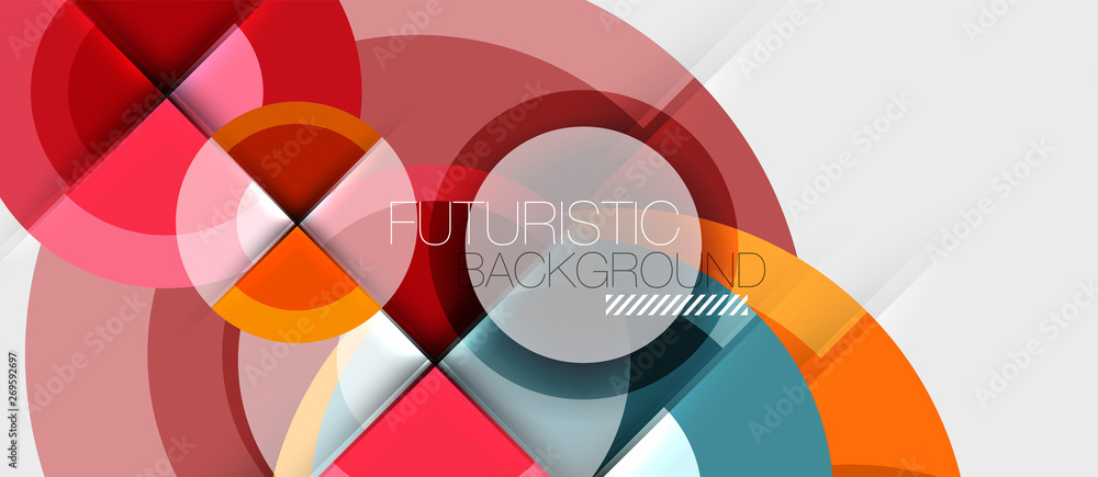 Circular geometrical design template