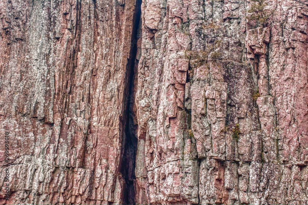 Obraz premium Palisades is a State Park in South East South Dakota that is Rich in Sioux Quartzite
