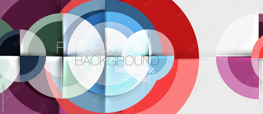 Circular geometrical design template Circular geometrical design template