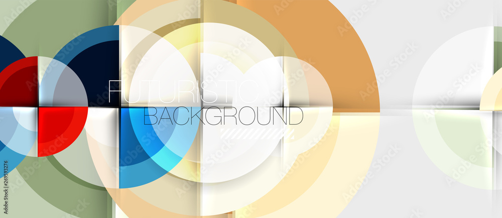 Circular geometrical design template Circular geometrical design template