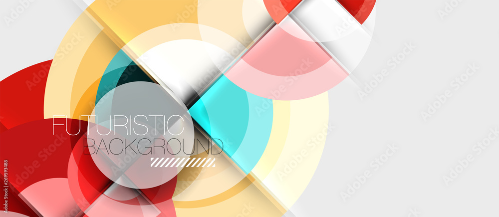 Circular geometrical design template