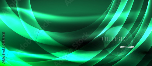 Neon light waves
