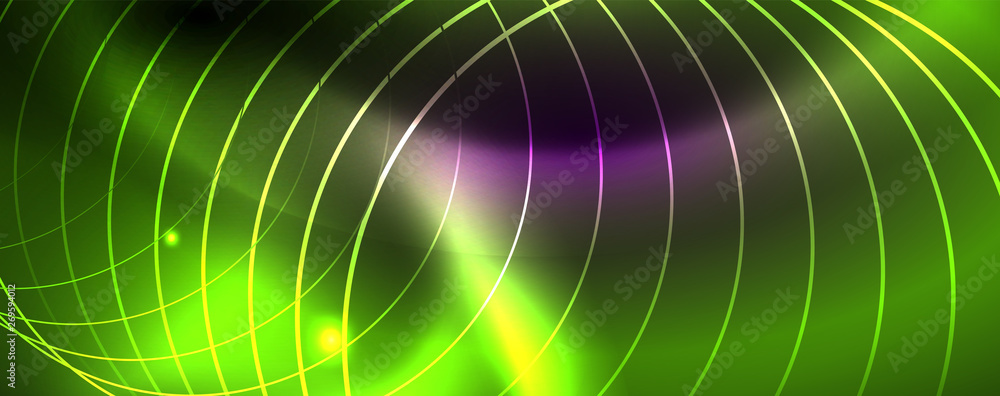 Shiny glowing design background, neon style lines, technology concept, vector Shiny glowing design background, neon style lines, technology concept, vector