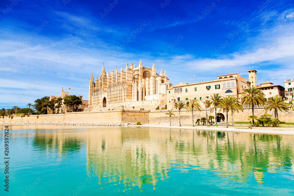 Majestic Palma de Mallorca Cathedral, Spain
