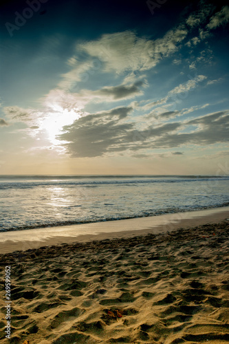 Sonnenuntergang an einem Strand auf Fuerteventura 