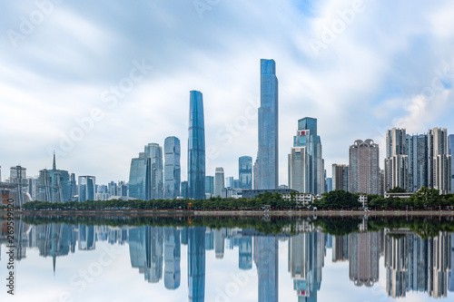 Zhujiang New Town City Skyline, Guangzhou, Guangdong, China