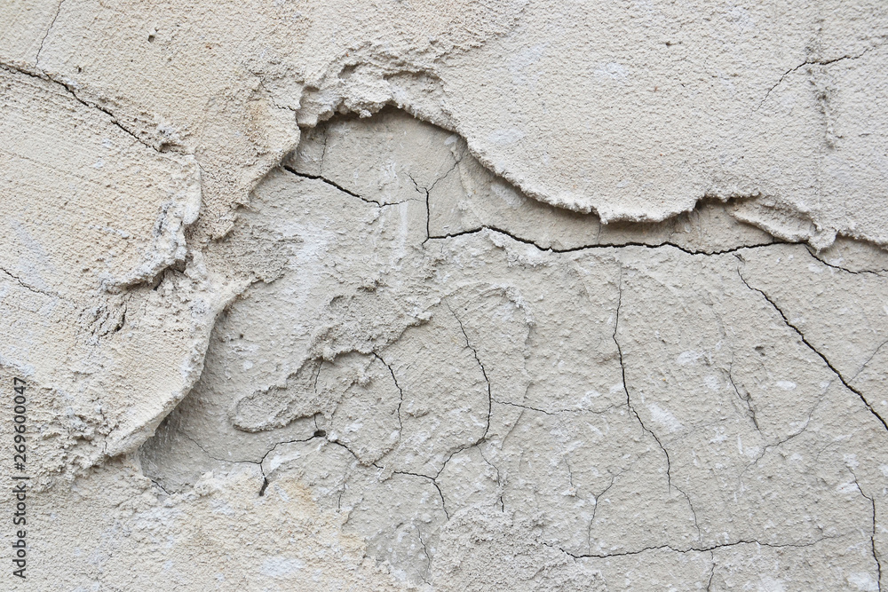 Obraz premium fractured concrete surface