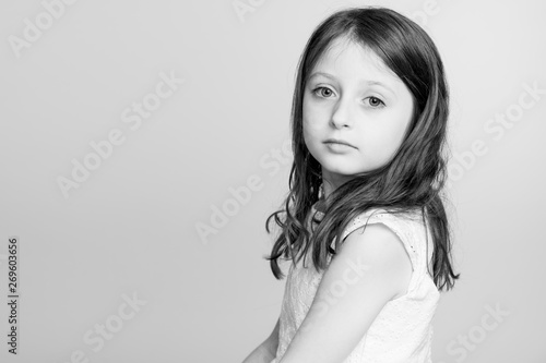 6 years old girl portrait
