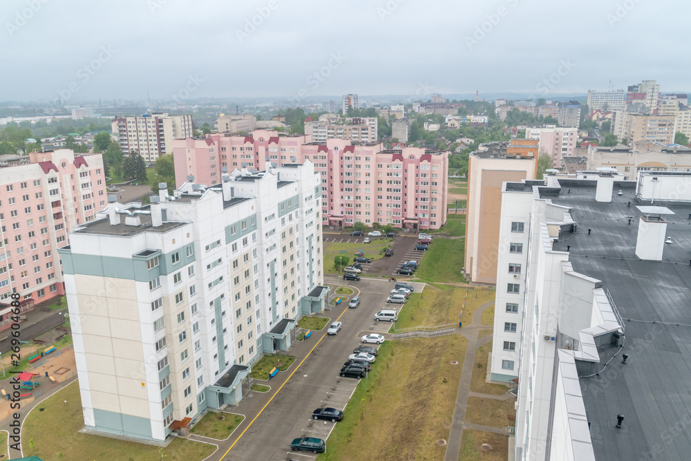Fototapeta premium Panoramic view of Grodno, Belarus.