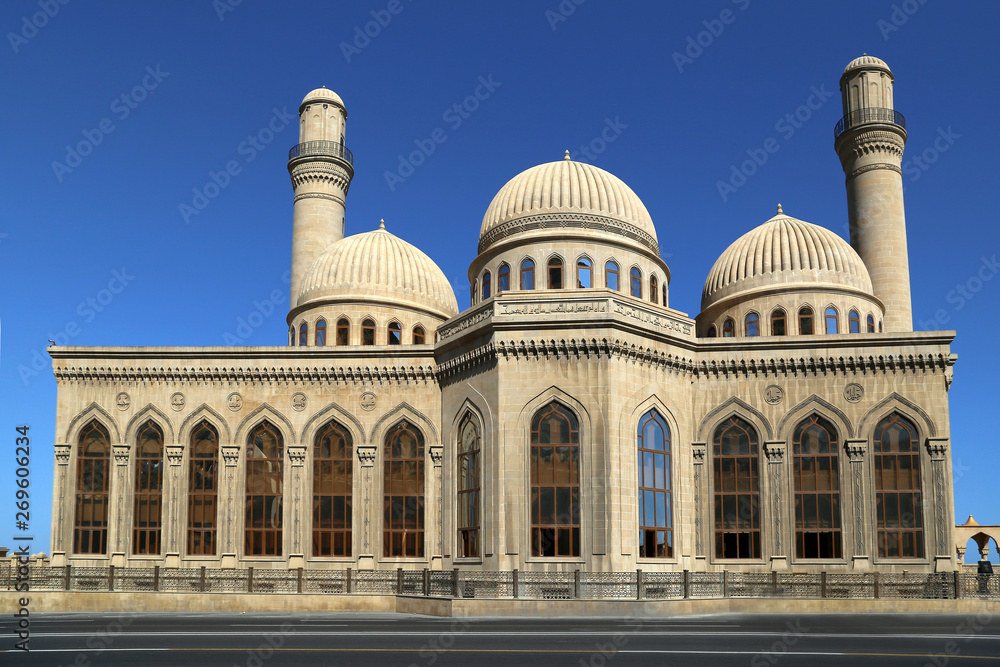  Bibi-Heybat mosque in Baku, Azerbaijan.
