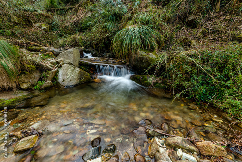 Photo of milky water stream in himalayas - waterfall