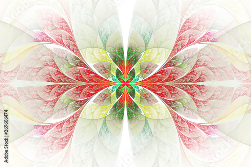 Beautiful fractal shapes illustration,