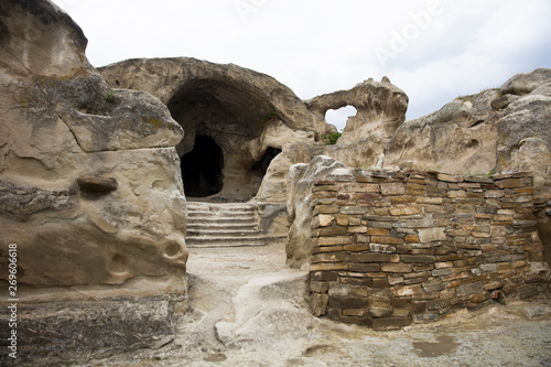 Detail of the Georgian rock...