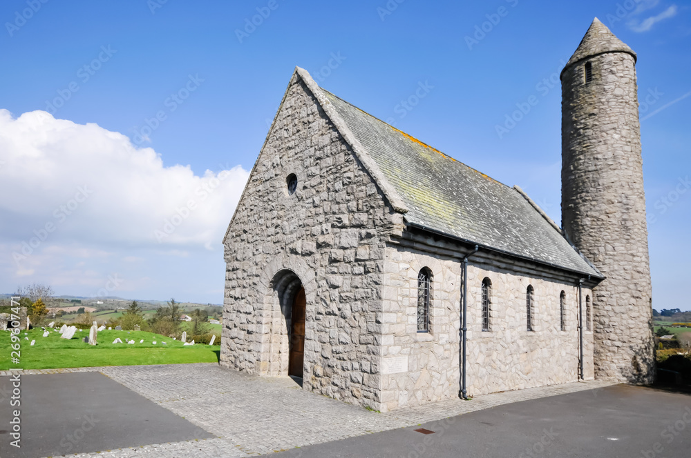 Saul Church, Downpatrick, Northern Ireland, originally founded by Saint Patrick in 432AD.