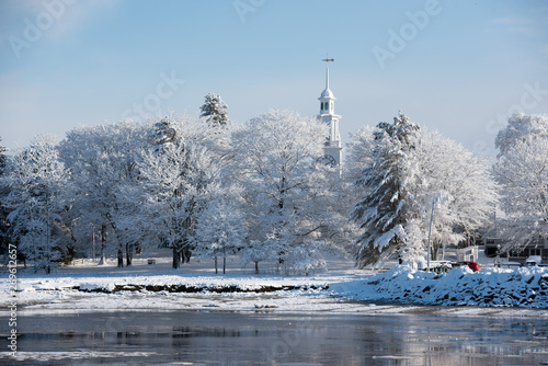 фотографія South Congregational Church Kennebunkport winter 2018