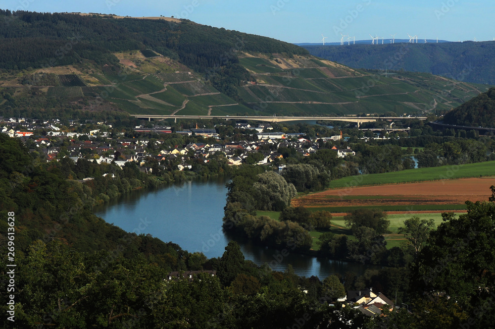 View from the Moselle Trail in Germany