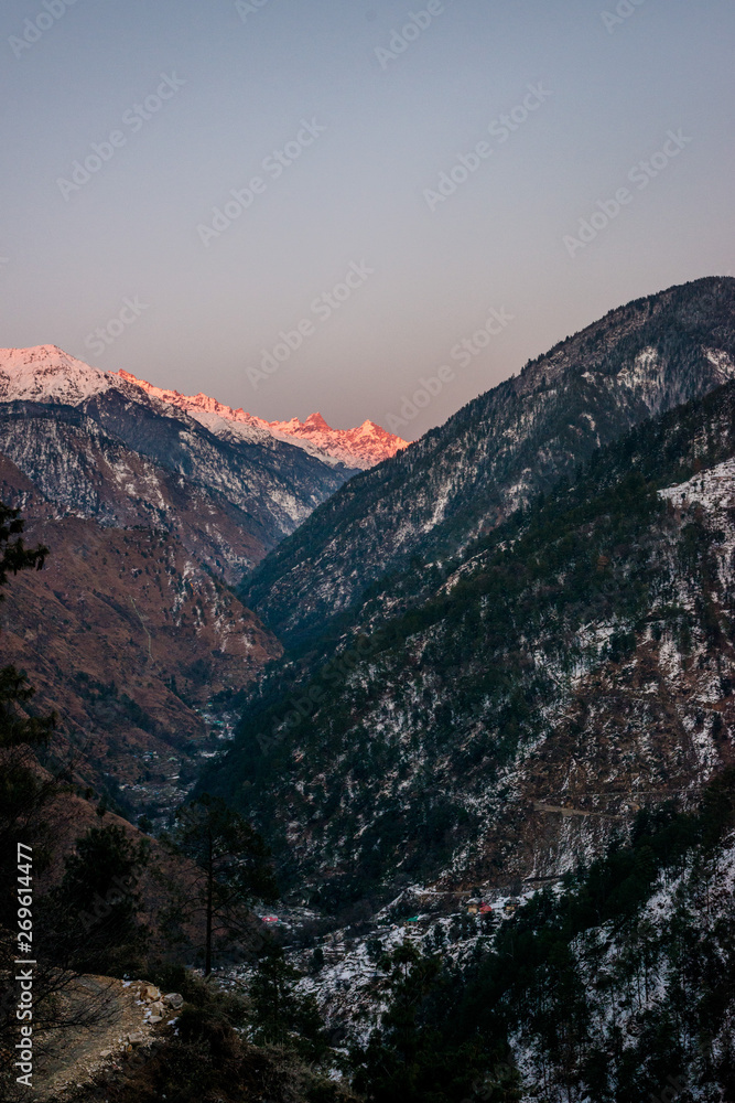 Photo of Majestic winter landscape in himalayas - India