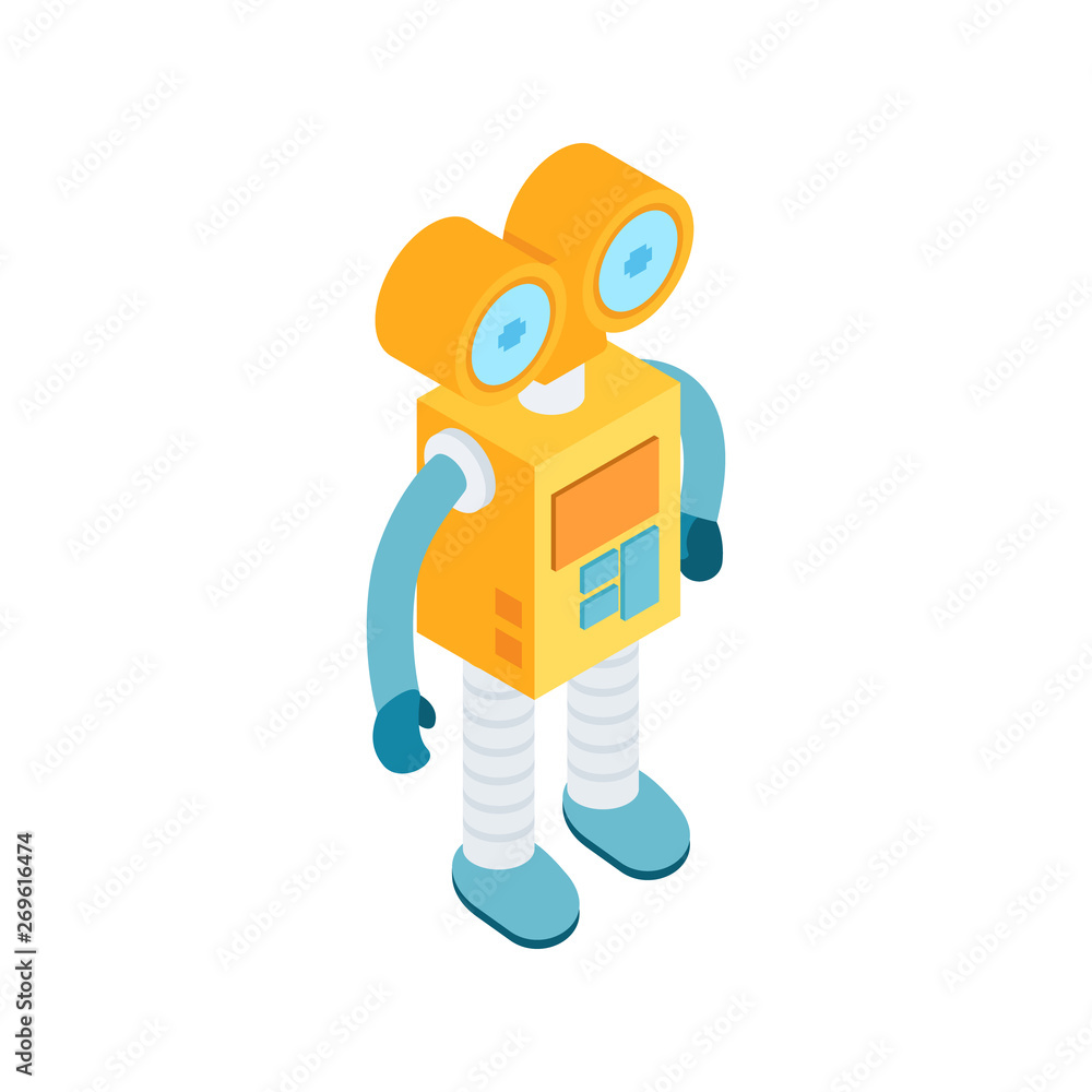 Fototapeta premium robot. isometric
