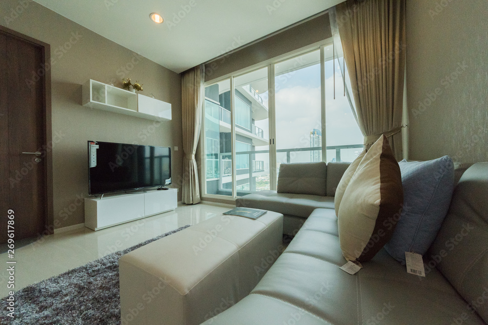 Modern bright flat interior design Modern bright flat interior design
