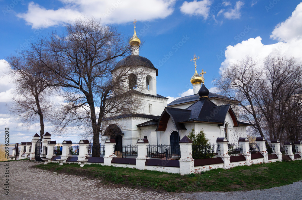White stone Church of Saints Constantine and Helena, Sviyazhsk.