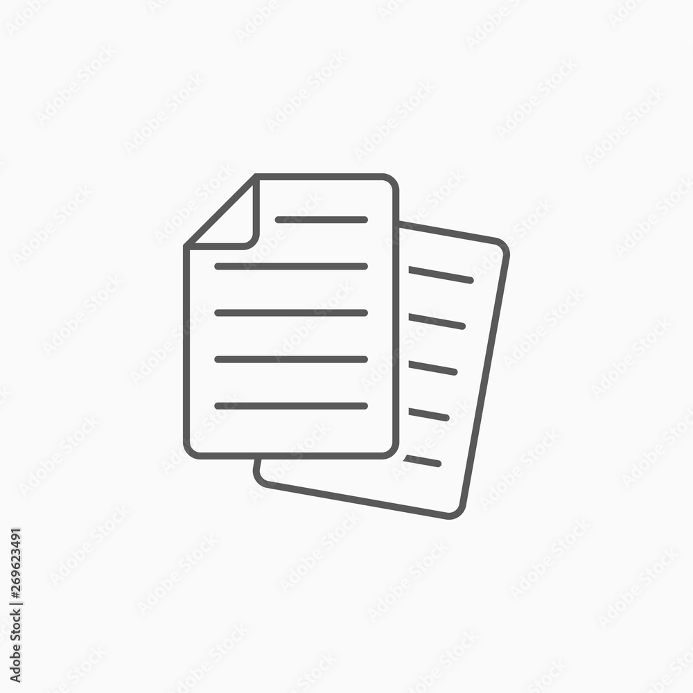 paper icon, file vector paper icon, file vector