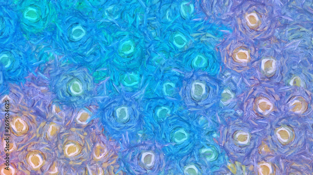Abstract painting impressionism wall art print example with oil imitation in Vincent Van Gogh style. Artistic contemporary design decor elements. Pop modern abstraction with vibrant bright strokes. Abstract painting impressionism wall art print example with oil imitation in Vincent Van Gogh style. Artistic contemporary design decor elements. Pop modern abstraction with vibrant bright strokes.