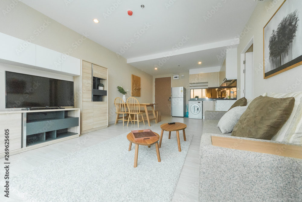 Fototapeta premium Modern living room interior