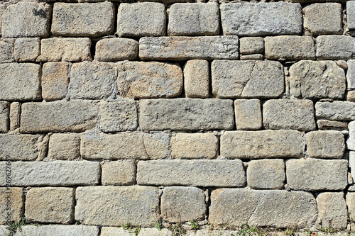 Background stone brick wall