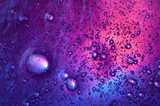 Neon background galaxy slime