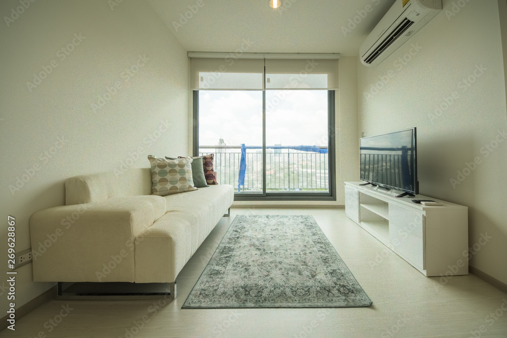Modern interior of the apartment. Studio Modern interior of the apartment. Studio