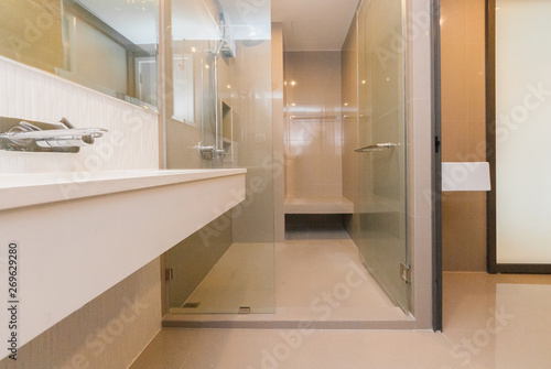 Wallpaper Mural Clean and fresh bathroom with natural light. Torontodigital.ca