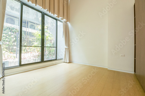 Interior of a modern empty apartment