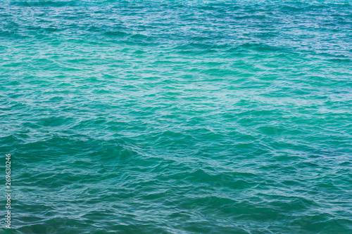 sea water background surface with small waves 